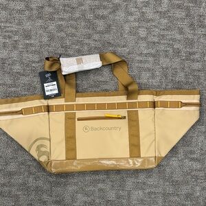 NWT Backcountry Tan and Brown Duffel Bag